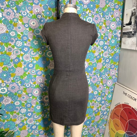 Bodybag By Jude Montreal Grey Mini Dress Size XS (Size 2) - Picture 4 of 7